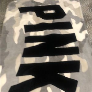 Victoria’s Secret Pink Camo Blanket